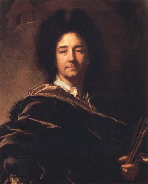 Hyacinthe Rigaud Self-Portrait oil painting picture